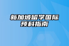 新加坡留学国际预科指南